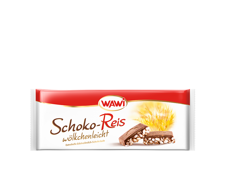 Schoko-Reis Riegel Edelvollmilch