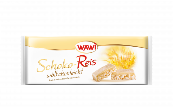 Schoko-Reis Riegel weiß