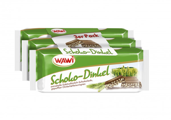 Schoko-Dinkel-Riegel 3er Pack