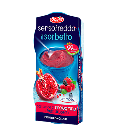 Sorbetto Granatapfel und Beeren