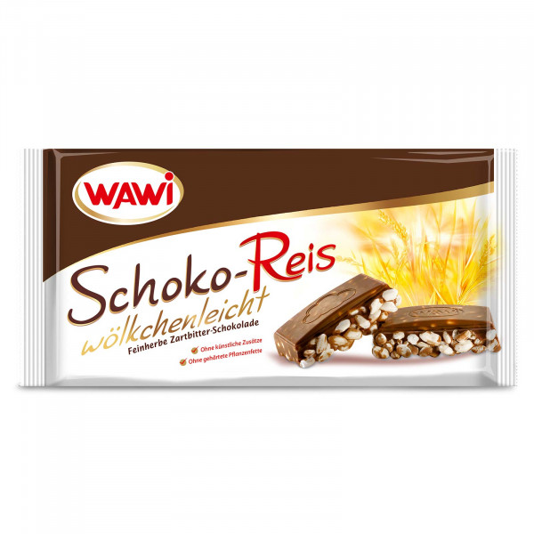 Schoko-Reis Tafel Zartbitter