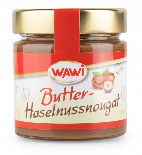 Butter-Haselnuss-Nougat im Glas