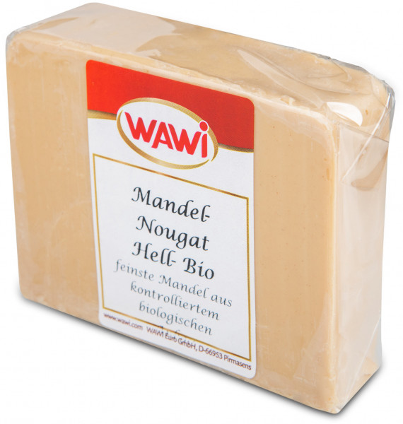 Mandel-Nougat hell Scheibe