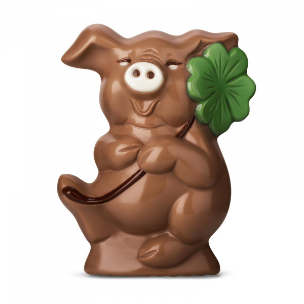 Schwein mit Kleeblatt
